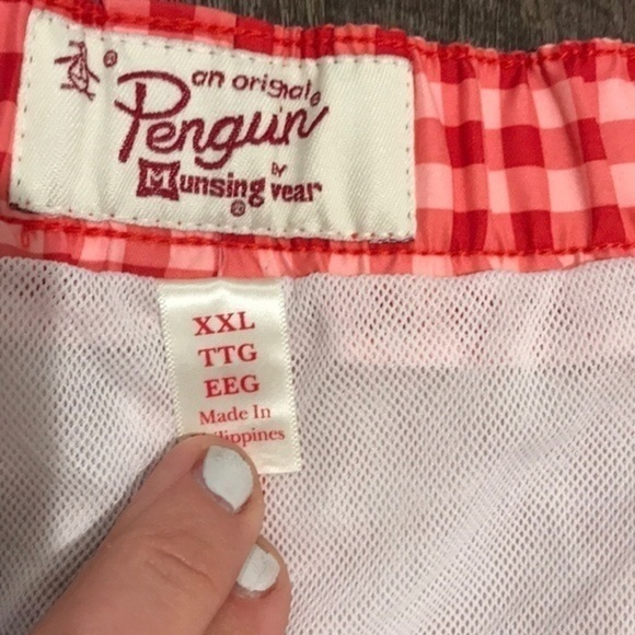 Penguin gingham swim shorts - Picture 3 of 5